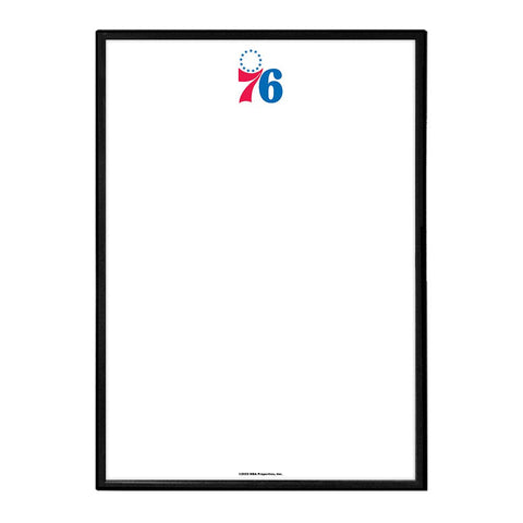 Philadelphia 76ers: Framed Dry Erase Wall Sign - The Fan-Brand