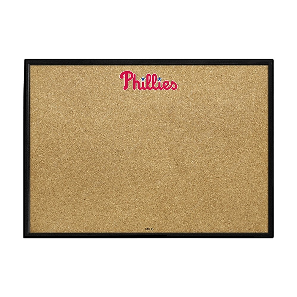 Philadelphia Phillies Wordmark Framed Corkboard The FanBrand