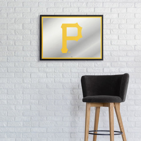 Pittsburgh Pirates: Framed Mirrored Wall Sign - The Fan-Brand