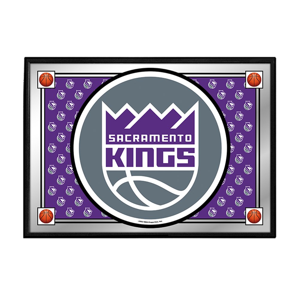 Sacramento Kings: Team Spirit - Framed Mirrored Wall Sign - The Fan-Brand