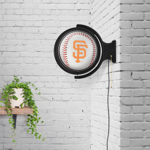 San Francisco Giants: Baseball - Original Round Rotating Lighted Wall Sign - The Fan-Brand