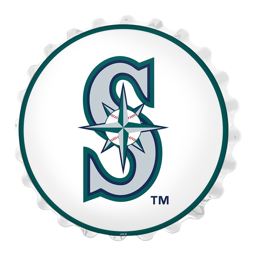 Seattle Mariners Wordmark Logo. I chose this because I thought it was cool  how they incorporated the compa…