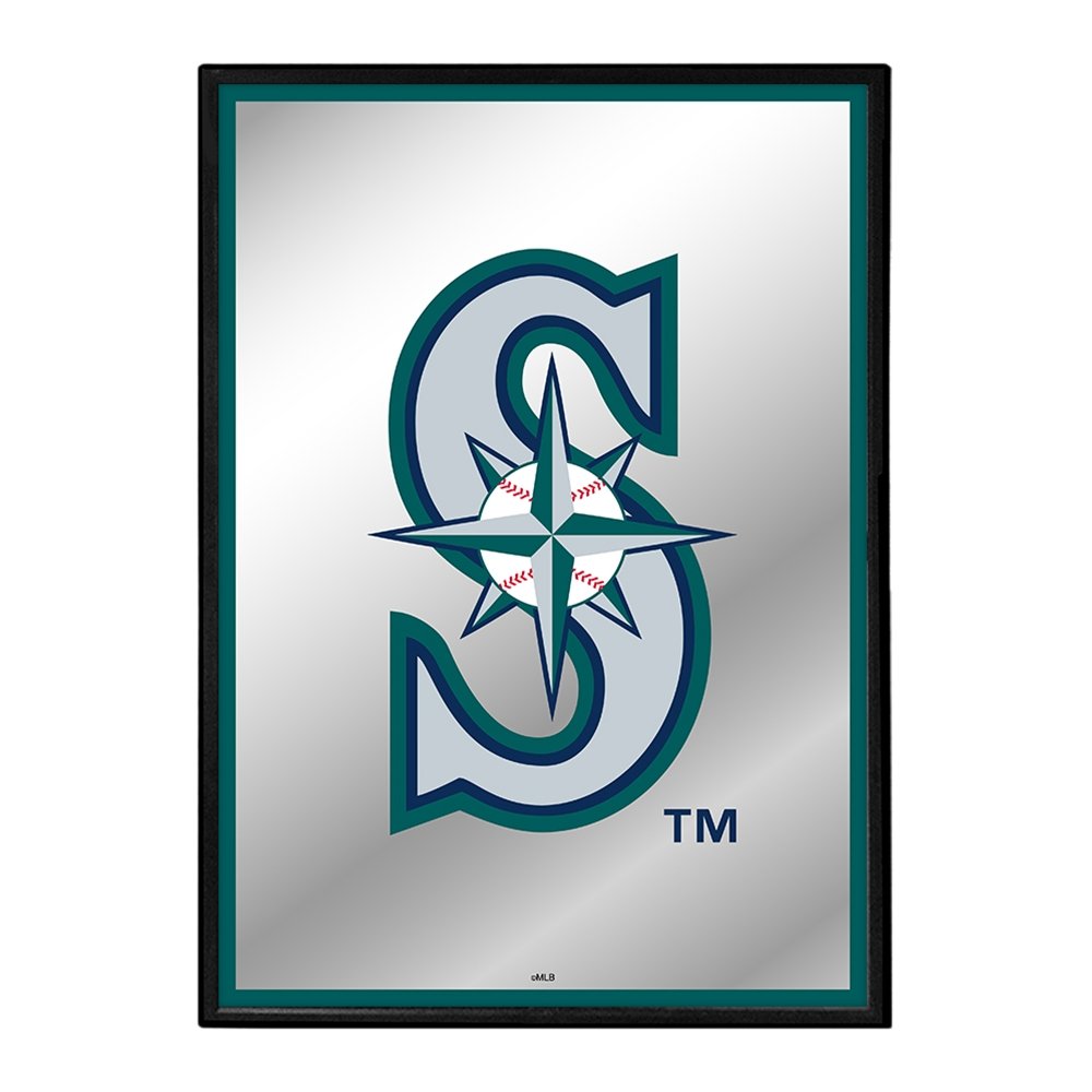 Seattle Mariners Black Framed Logo Jersey Display Case