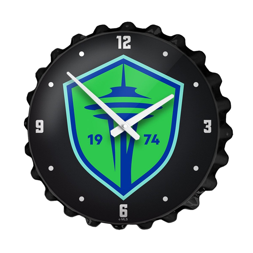 Seattle Sounders: Bottle Cap Wall Clock - The Fan-Brand