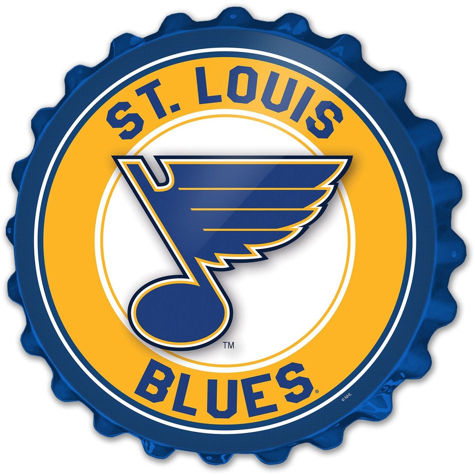 St. Louis AAA Blues Logo Disc Small - Hampden Sports