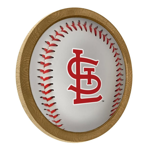St. Louis Cardinals: Barrel Framed Lighted Wall Sign - The Fan-Brand