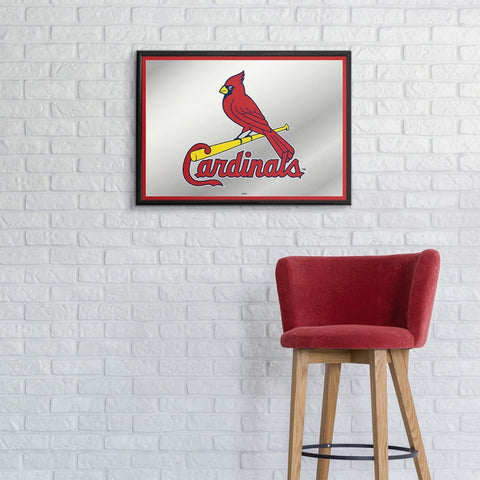 St. Louis Cardinals: Framed Mirrored Wall Sign - The Fan-Brand