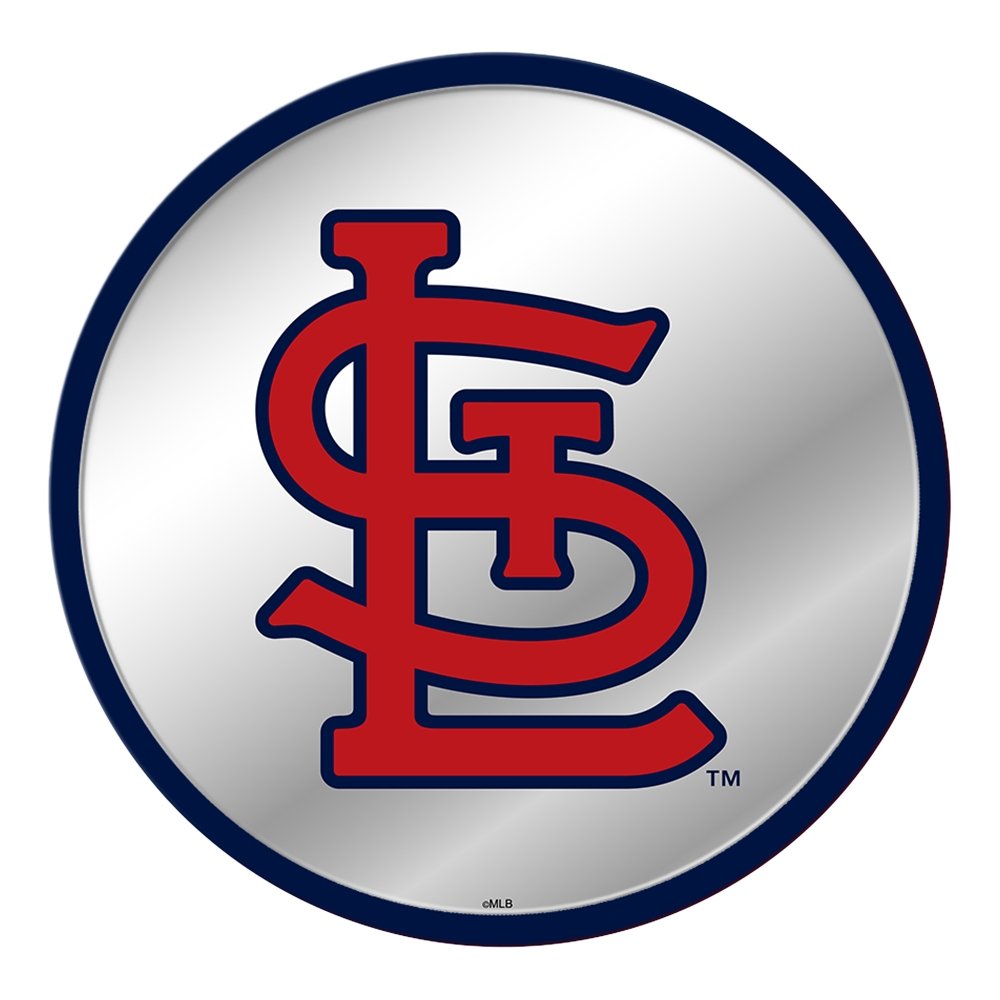 St. Louis Cardinals: Logo - Modern Disc Mirrored Wall Sign - The