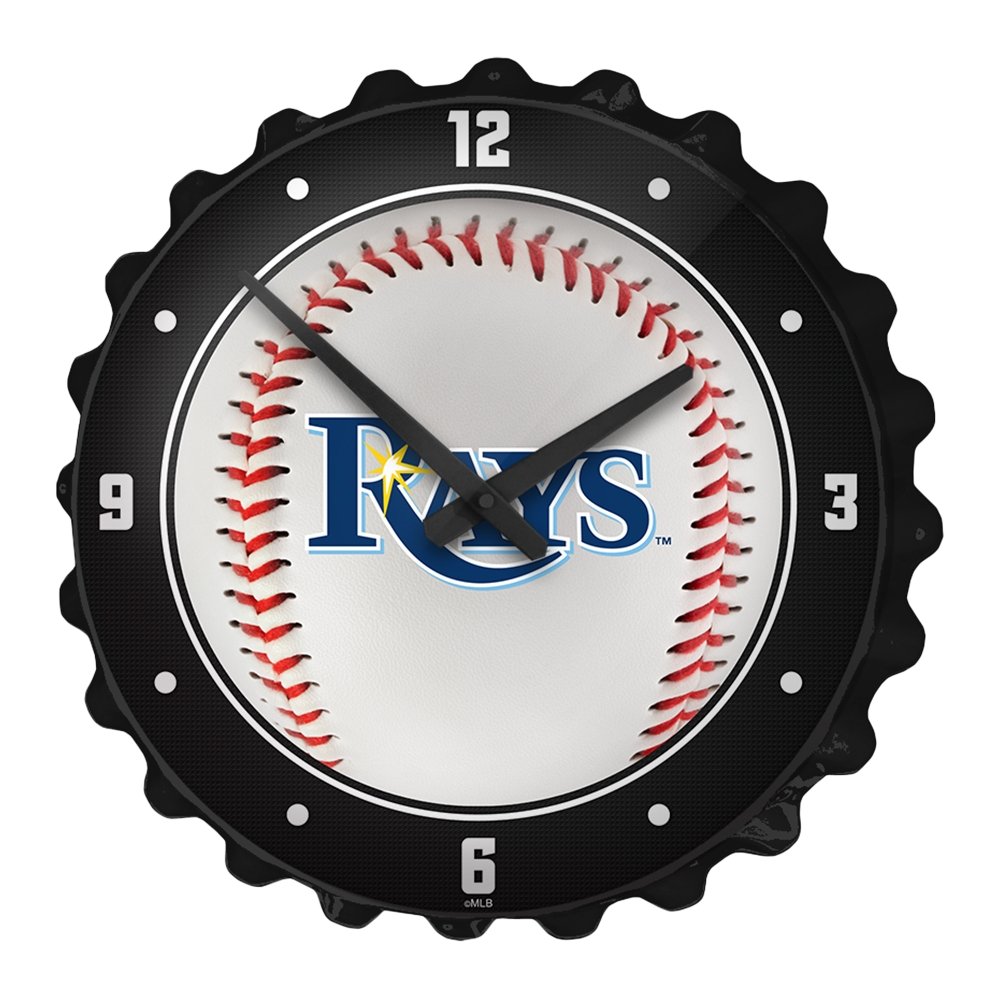 Tampa Bay Rays: Baseball - Bottle Cap Wall Clock - The Fan-Brand