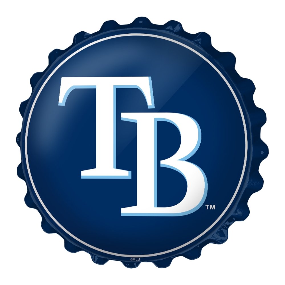 Tampa Bay Rays: Logo - Bottle Cap Wall Sign - The Fan-Brand
