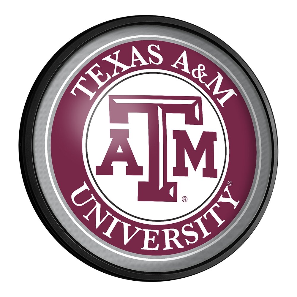 Texas A&M Aggies 15 Round LED Lit Wall Sign