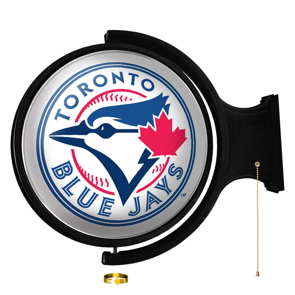 Toronto Blue Jays: Logo - Original Round Rotating Lighted Wall Sign - The Fan-Brand