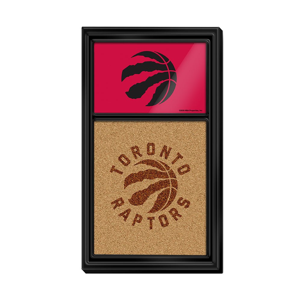 Toronto Raptors: Dual Logo - Cork Note Board - The Fan-Brand