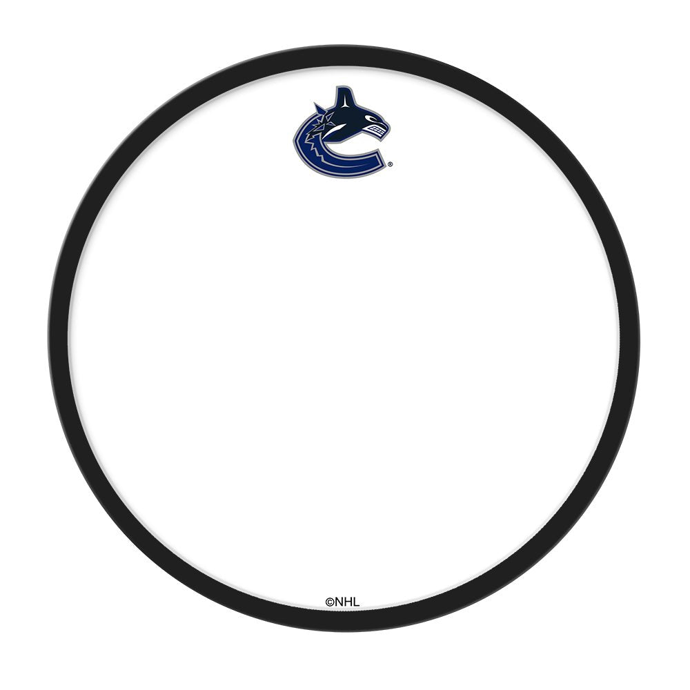 Vancouver Canucks Modern Disc Dry Erase Wall Sign The FanBrand