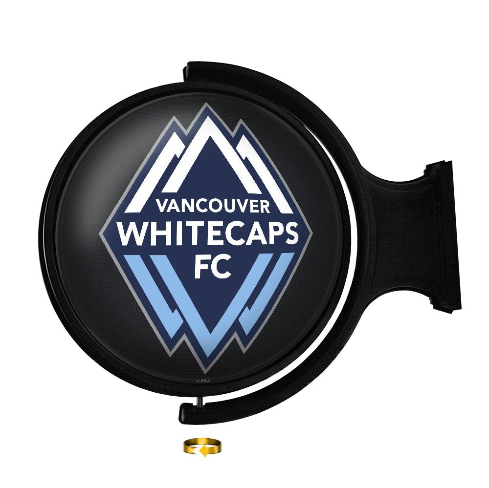 Vancouver Whitecaps FC: Original Round Rotating Lighted Wall Sign - The Fan-Brand