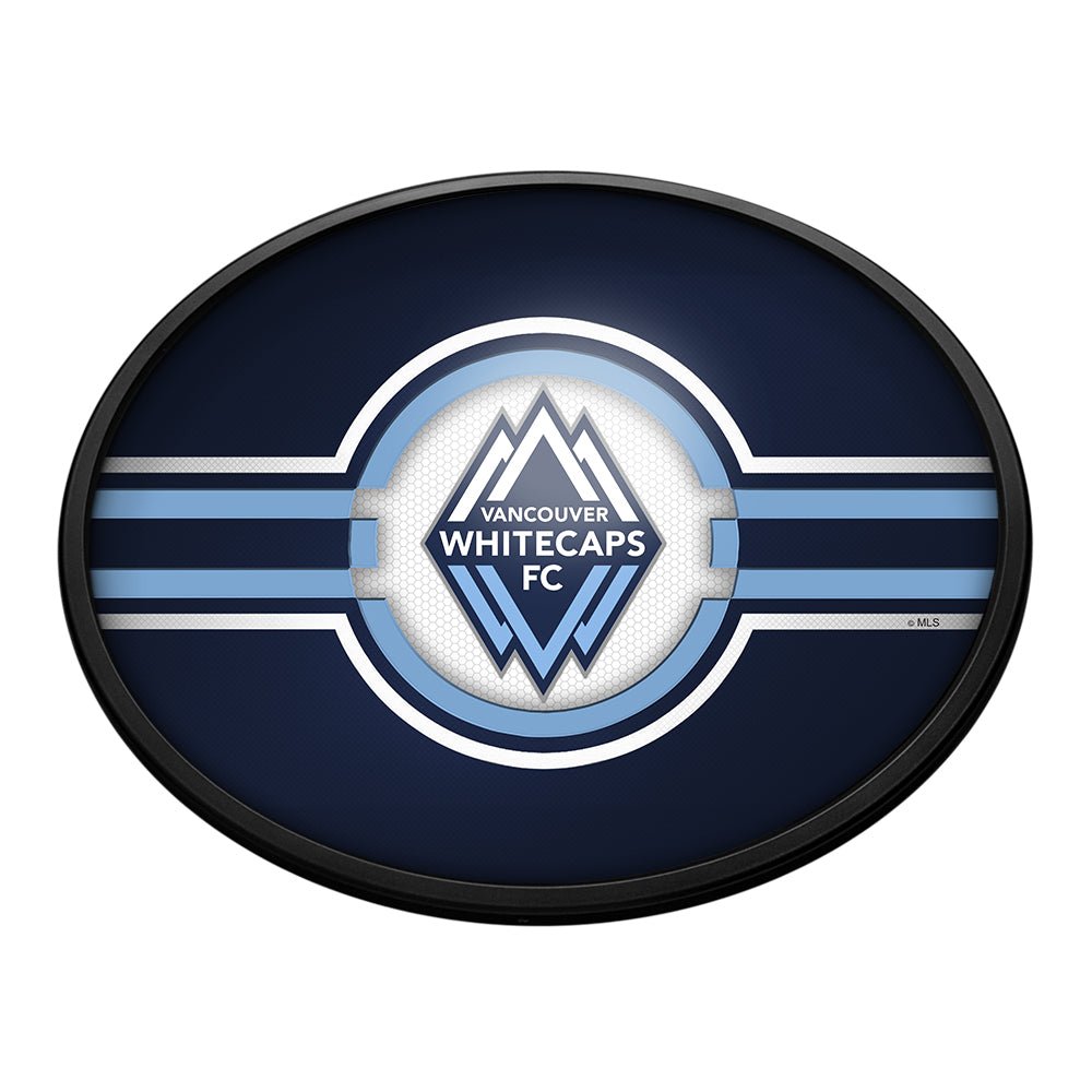 Vancouver Whitecaps FC: Oval Slimline Lighted Wall Sign - The Fan-Brand