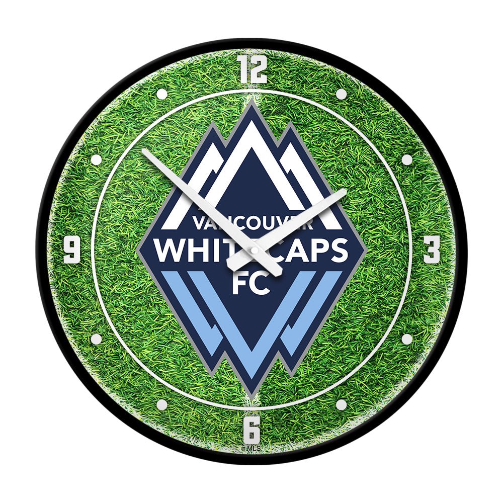 Vancouver Whitecaps FC: Pitch - Modern Disc Wall Clock - The Fan-Brand