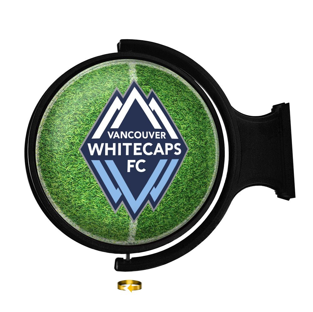 Vancouver Whitecaps FC: Pitch - Original Round Rotating Lighted Wall Sign - The Fan-Brand