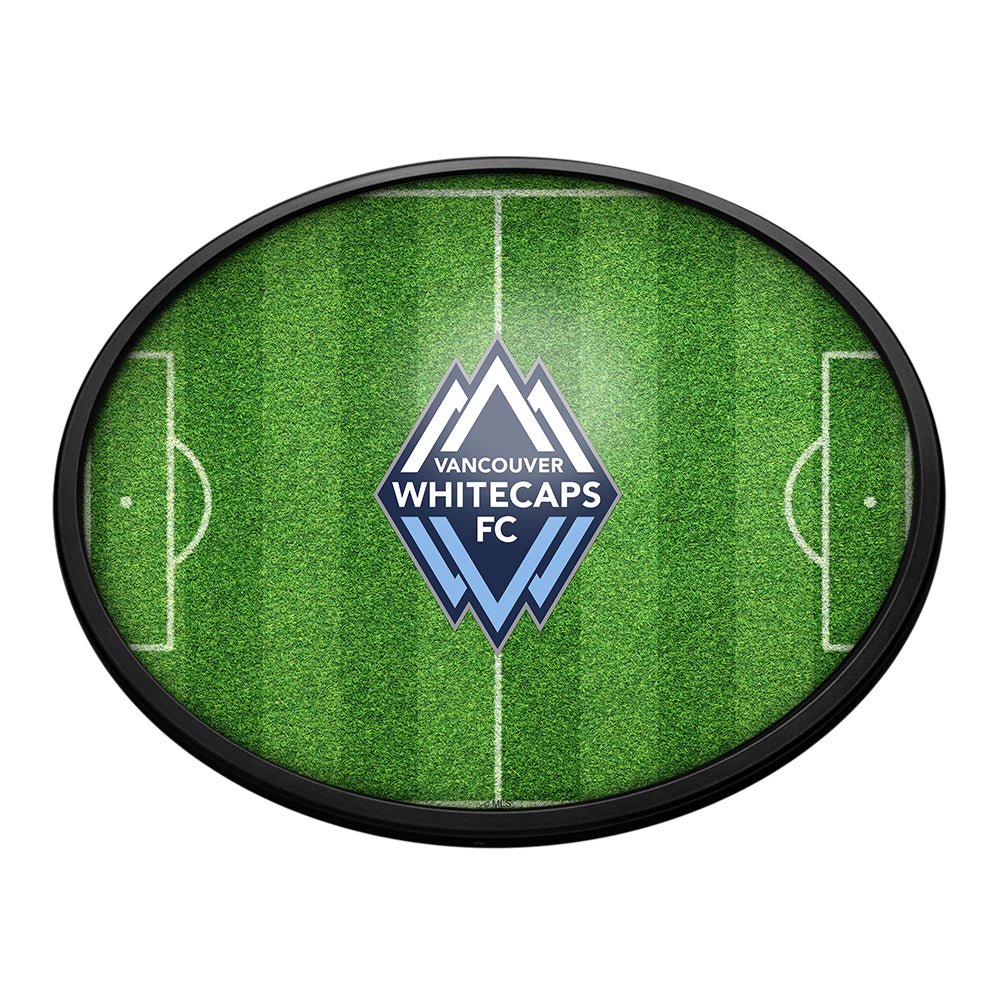 Vancouver Whitecaps FC: Pitch - Oval Slimline Lighted Wall Sign - The Fan-Brand