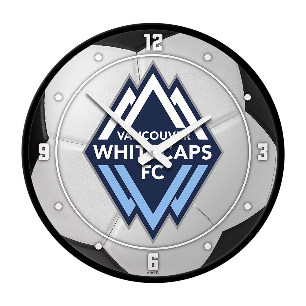 Vancouver Whitecaps FC: Soccer Ball - Modern Disc Wall Clock - The Fan-Brand