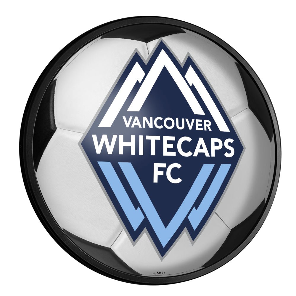 Vancouver Whitecaps FC: Soccer - Round Slimline Lighted Wall Sign - The Fan-Brand