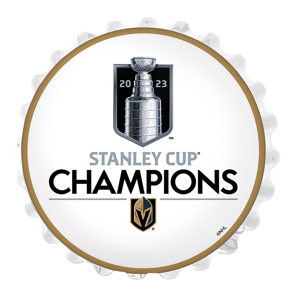 Vegas Golden Knights: Stanley Cup Champions - Bottle Cap Wall Light - The Fan-Brand