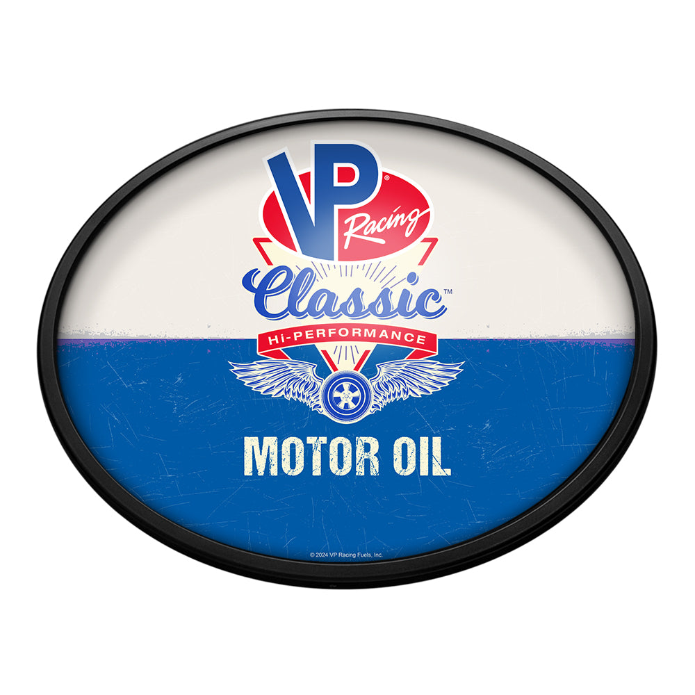 VP Racing Fuels: Traditional / Classic - Oval Slimline Lighted Wall Sign