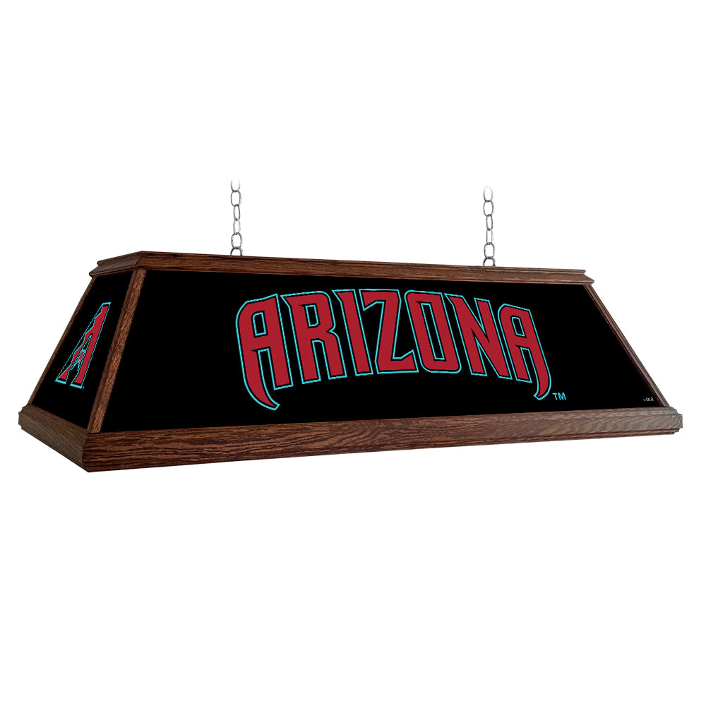 Arizona Diamondbacks: Premium Wood Pool Table Light