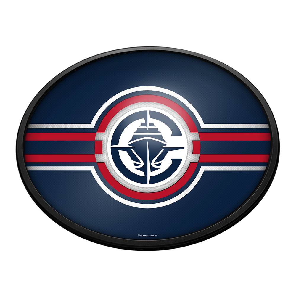 Los Angeles Clippers: Oval Slimline Lighted Wall Sign