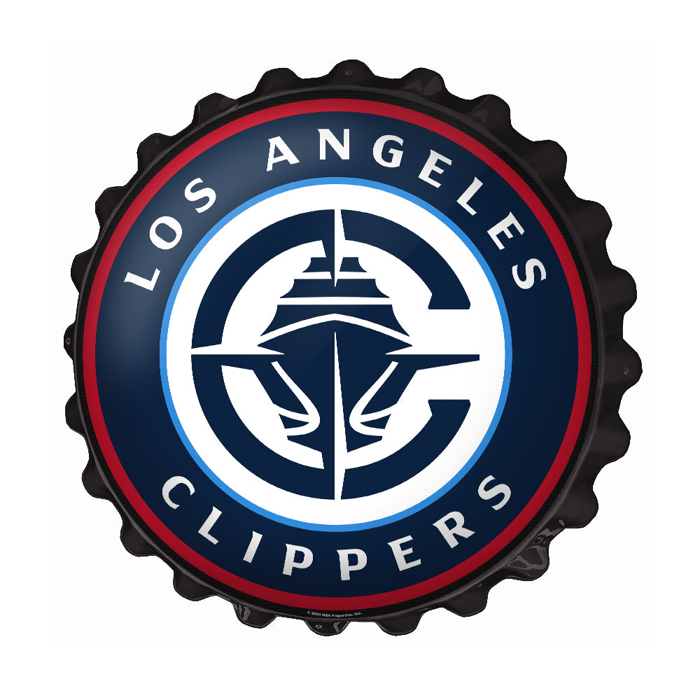 Los Angeles Clippers: Bottle Cap Wall Sign