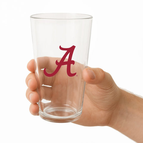 Alabama Crimson Tide: 16oz. Acrylic Pint Glass (Set of 4) - The Fan - Brand