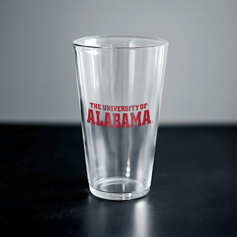 Alabama Crimson Tide: 16oz. Acrylic Pint Glass (Set of 4) - The Fan - Brand