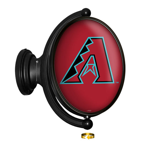 Arizona Diamondbacks: Original Oval Rotating Lighted Wall Sign - The Fan-Brand