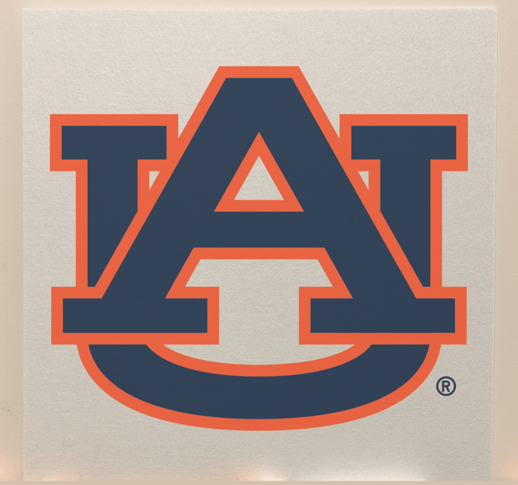 Auburn Officially Licensed College Team Acoustic Wall Panel - Sound Absorption & Fire Safety - The Fan - Brand