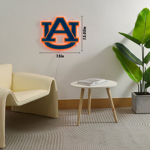 Auburn Tigers: Die - Cut LED Neon Sign - The Fan - Brand