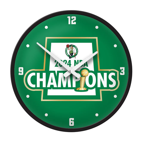 Boston Celtics: 2024 NBA Champions - Modern Disc Wall Clock - The Fan - Brand