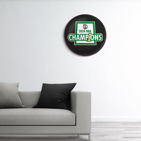 Boston Celtics: 2024 NBA Champions - Modern Disc Wall Sign - The Fan - Brand