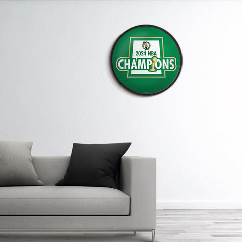 Boston Celtics: 2024 NBA Champions - Modern Disc Wall Sign - The Fan - Brand