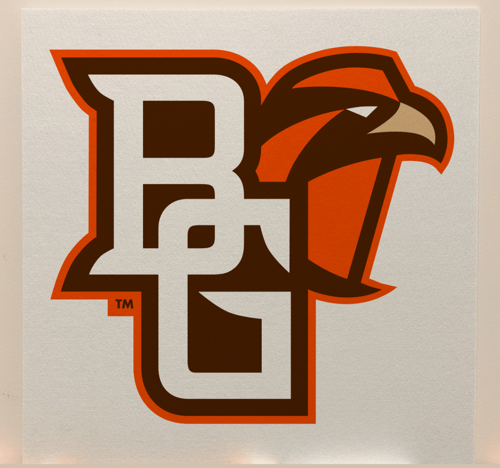 Bowling Green Officially Licensed College Team Acoustic Wall Panel - Sound Absorption & Fire Safety - The Fan - Brand