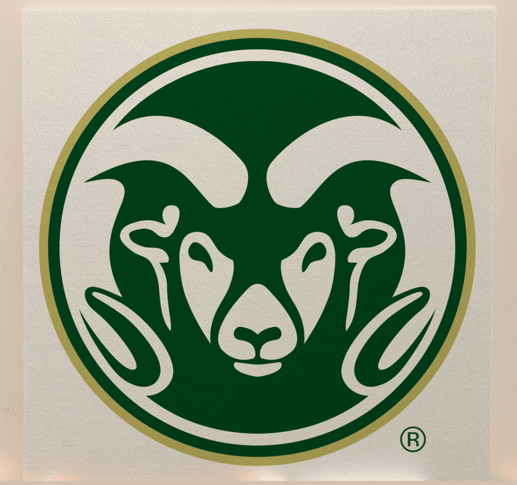 Colorado State Officially Licensed College Team Acoustic Wall Panel - Sound Absorption & Fire Safety - The Fan - Brand