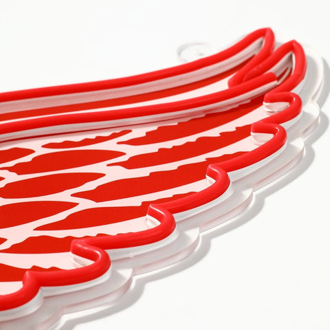 Detroit Red Wings: Die - Cut LED Neon Sign - The Fan - Brand