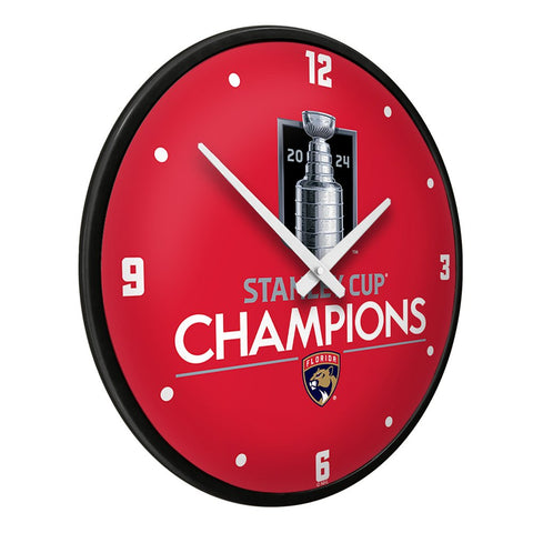 Florida Panthers: Stanley Cup Champions - Modern Disc Wall Clock - The Fan - Brand