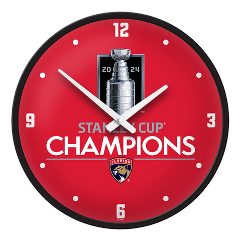 Florida Panthers: Stanley Cup Champions - Modern Disc Wall Clock - The Fan - Brand