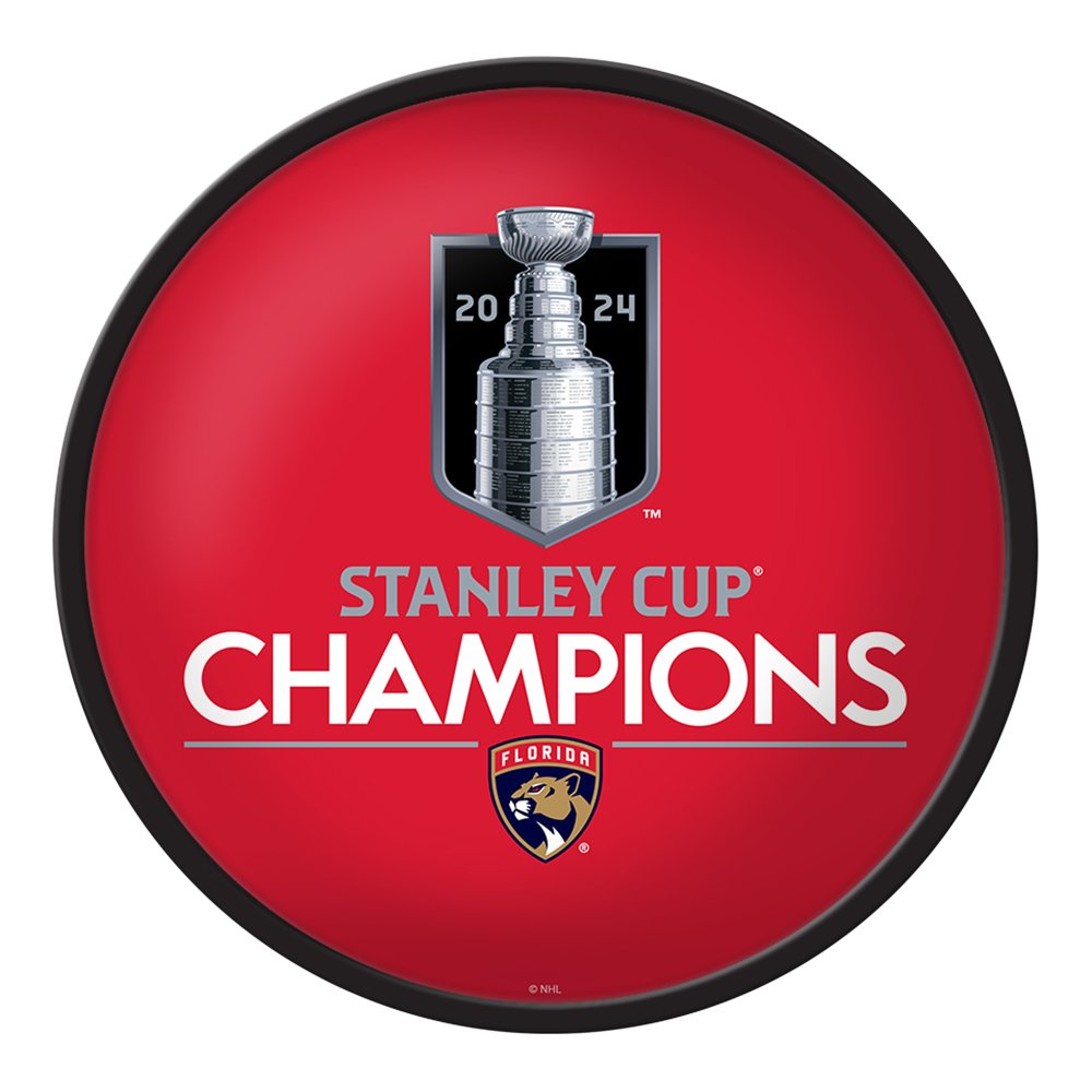 Florida Panthers: Stanley Cup Champions - Modern Disc Wall Sign - The Fan - Brand