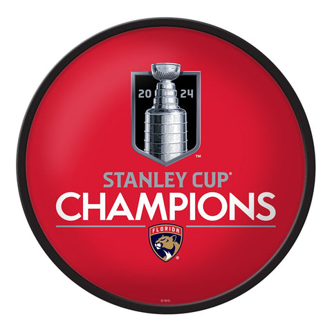 Florida Panthers: Stanley Cup Champions - Modern Disc Wall Sign - The Fan - Brand