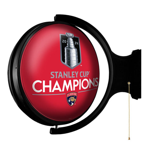 Florida Panthers: Stanley Cup Champions - Rotating Lighted Wall Sign - The Fan - Brand