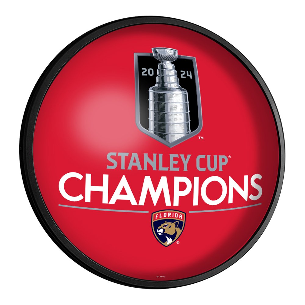 Florida Panthers: Stanley Cup Champions - Slimline Lighted Wall Sign - The Fan - Brand