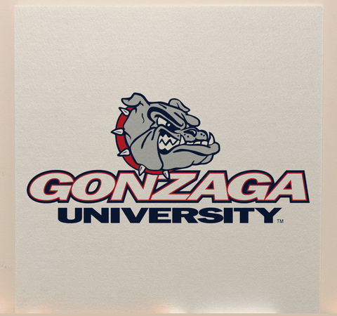 Gonzaga Officially Licensed College Team Acoustic Wall Panel - Sound Absorption & Fire Safety - The Fan - Brand