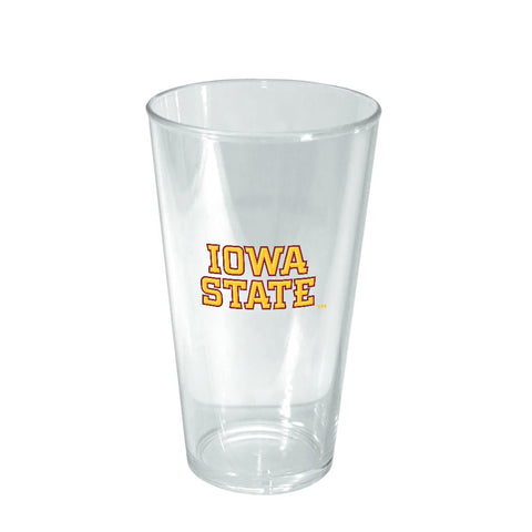 Iowa State Cyclones: 16oz. Acrylic Pint Glass - The Fan - Brand