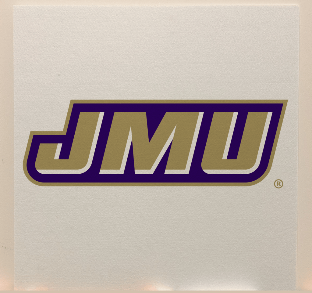 JMU Officially Licensed College Team Acoustic Wall Panel - Sound Absorption & Fire Safety - The Fan - Brand